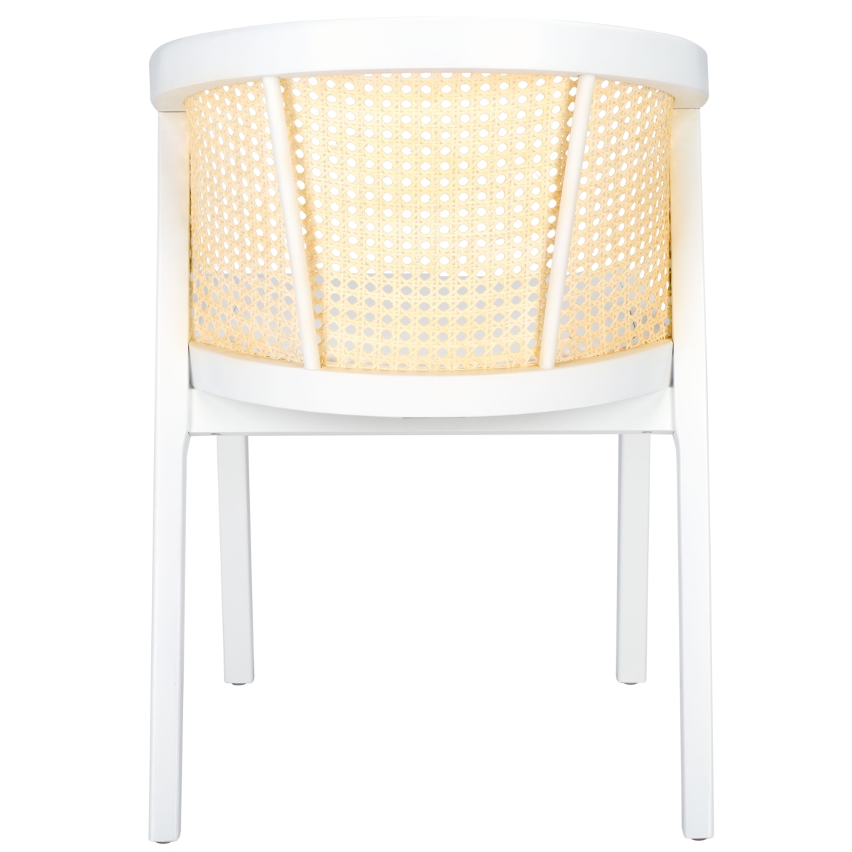 Edan Dining Chair - White / Natural - Safavieh - Image 7