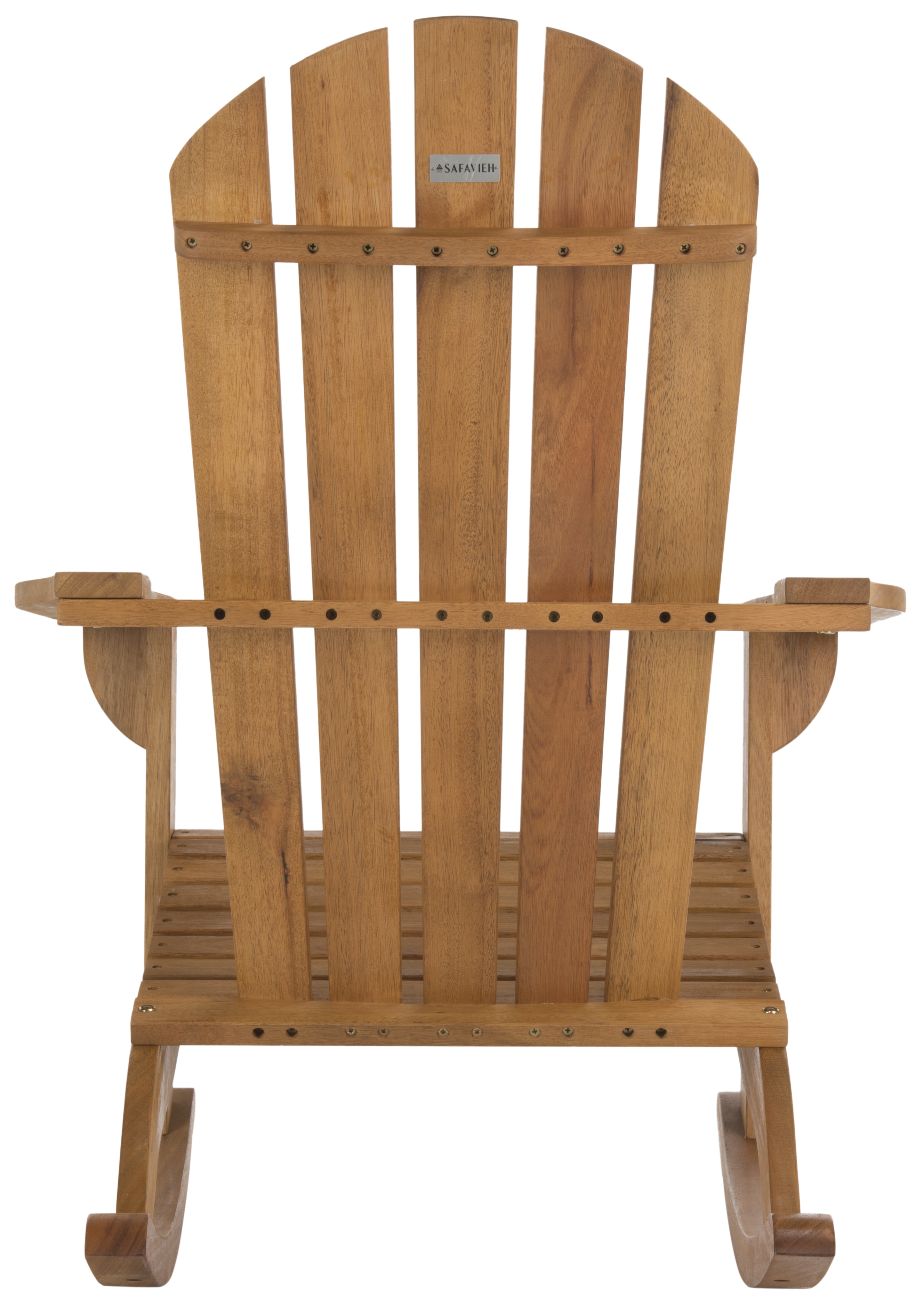 Brizio Adirondack Rocking Chair - Natural - Safavieh - Image 2