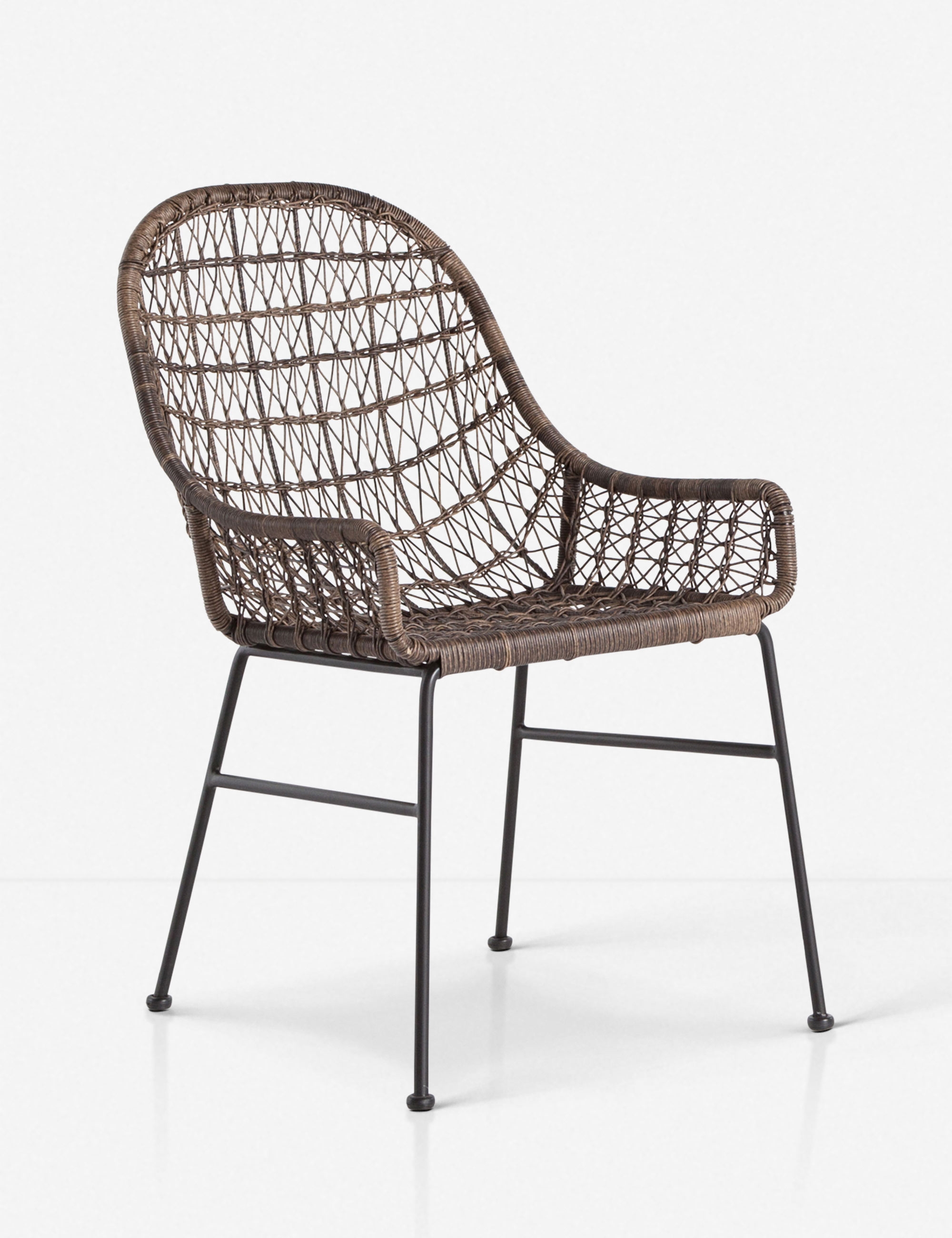 Eliza Indoor/Outdoor Dining Chair, Distressed Gray - Image 0