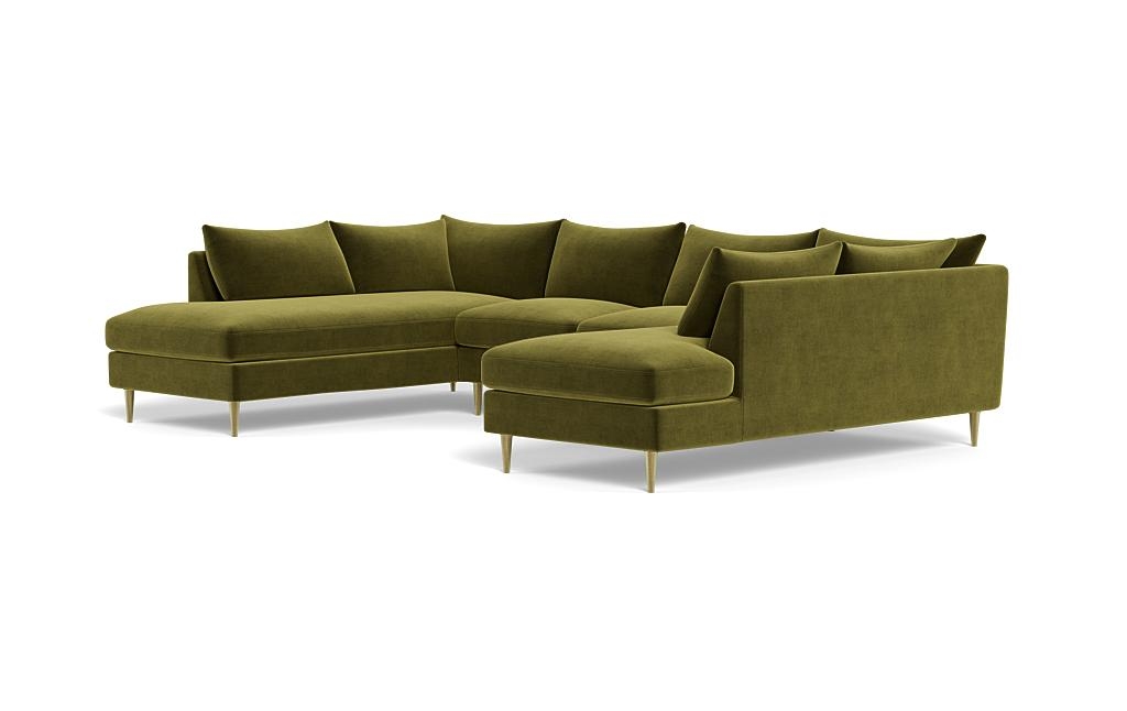 Sloan 3-Piece U-Bumper Sectional - Image 2