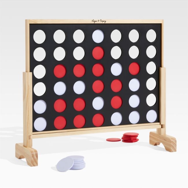Oversized 4-in-a-Row Yard Game 28" - Image 0