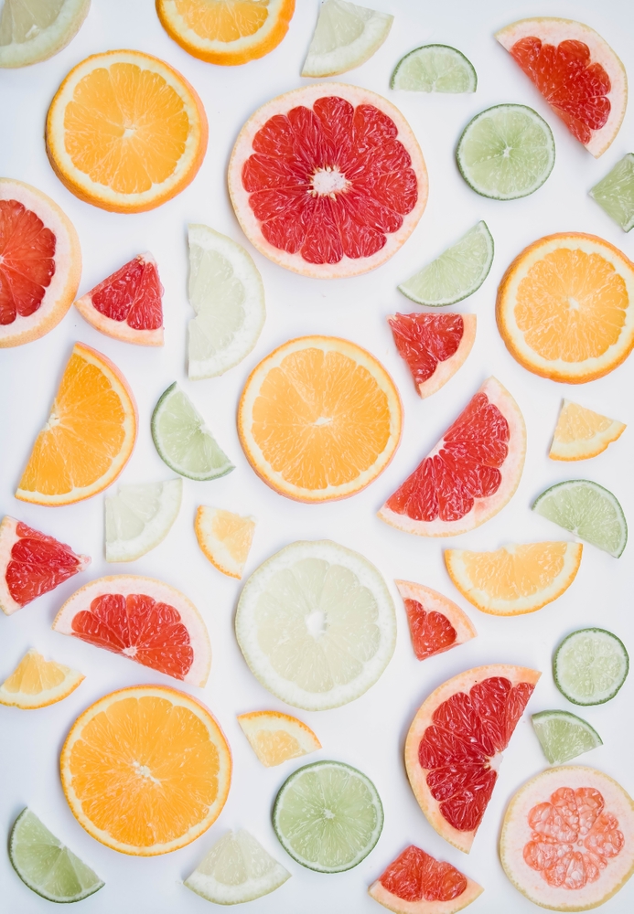 Colorful Citrus Fruit Print - Red Oranges - Lemons - Limes Fruit Print - Kitchen Decor - Food Print Art Print by Ingrid Beddoes Photography - Large - Image 1
