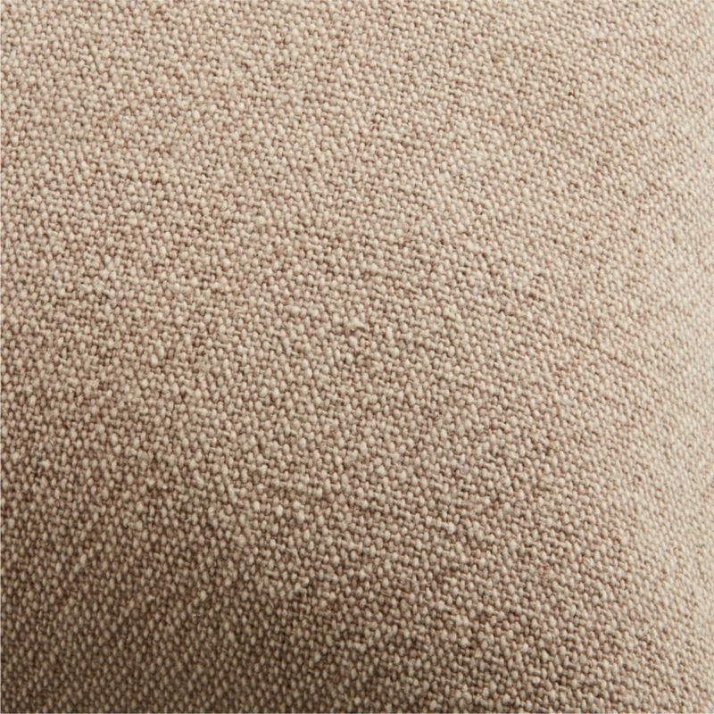 Earl Arnold Cotton 23"x23" Frothy Beige Throw Pillow with Down-Alternative Insert by Jake Arnold - Image 3