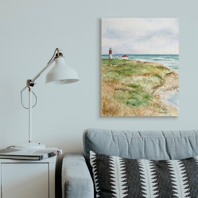 Point Judith Cliffside Lighthouse Coastal Landscape - Image 0