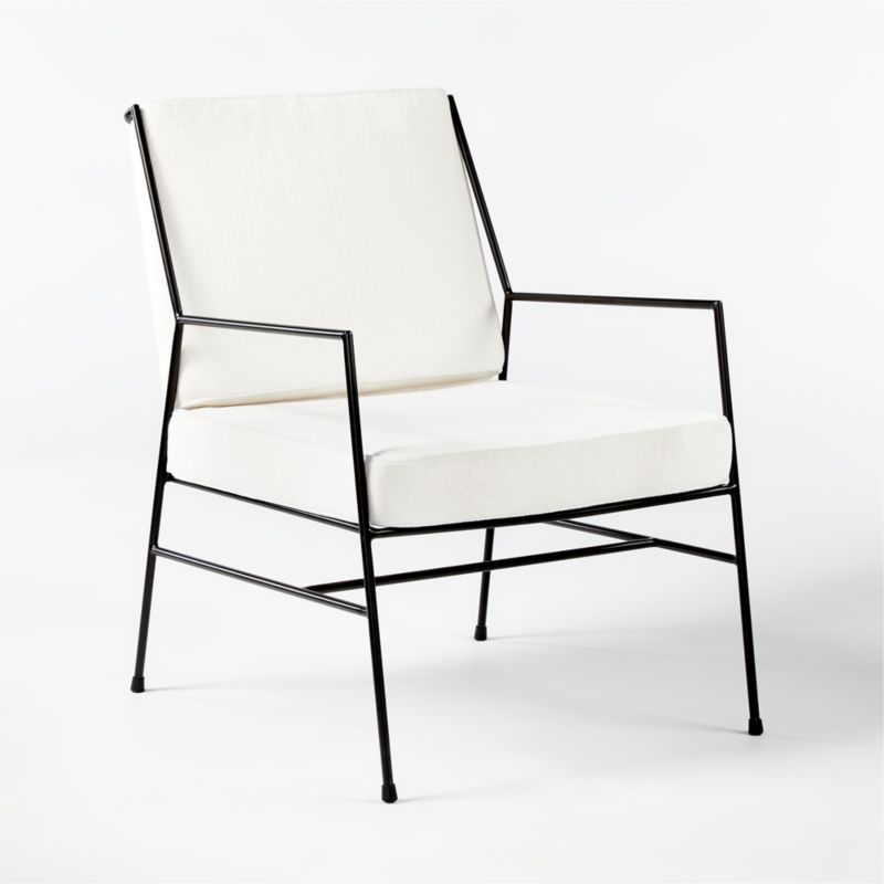 Pavilion Outdoor Lounge Chair with Ivory Sunbrella Cushions Model 6471 by Paul McCobb - Image 2
