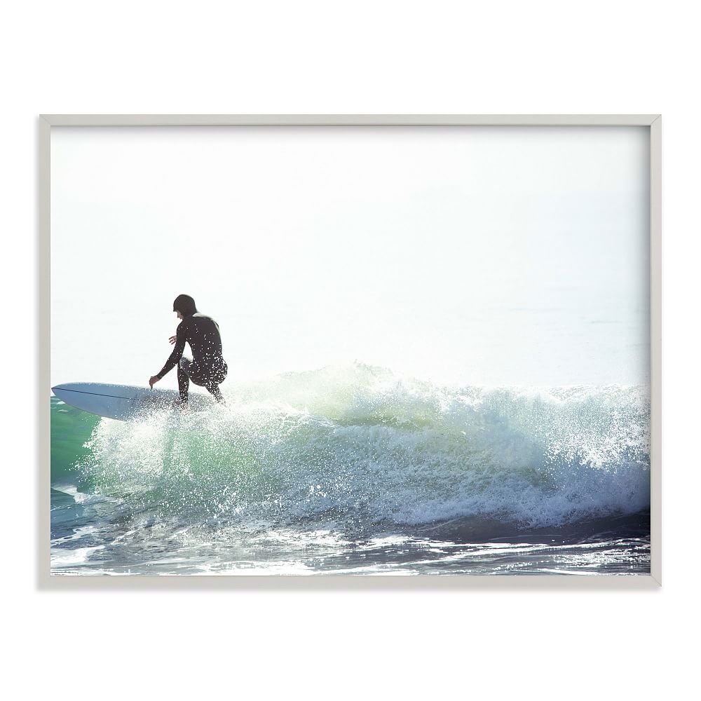 Carve Framed Art by Minted(R), Gray, 30"x40" - Image 0