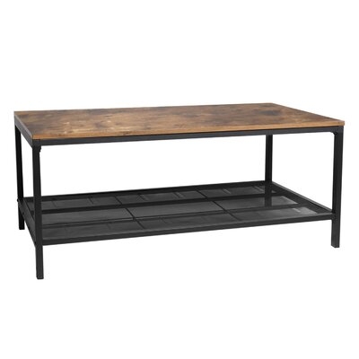 Stutler 4 Legs Coffee Table with Storage - Image 0