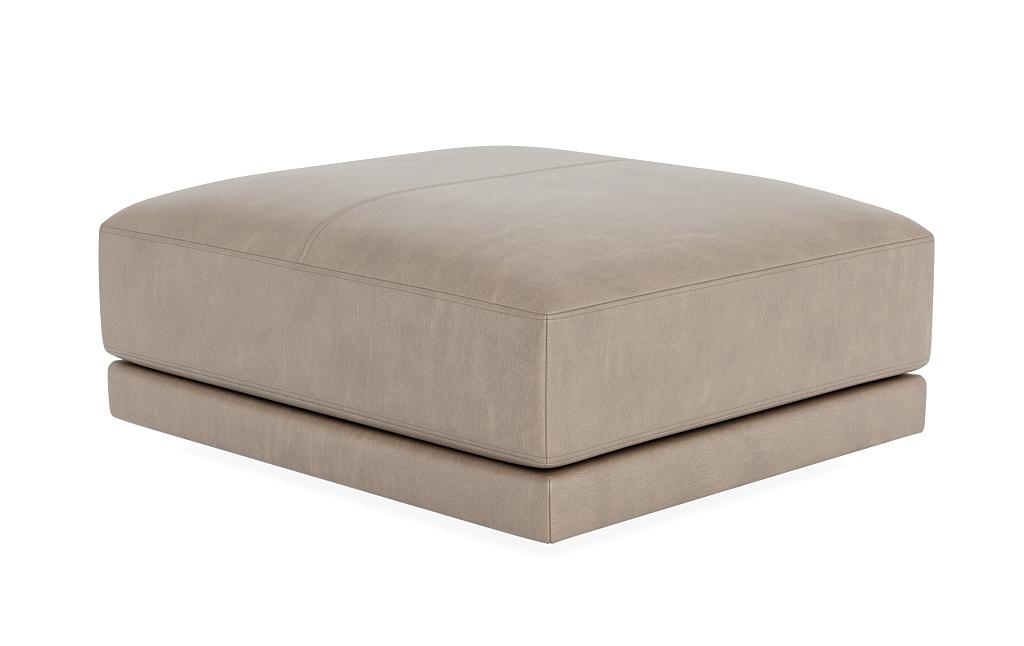Lukas Leather Ottoman  - Image 2