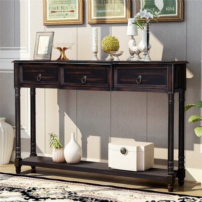 Console Sofa Table With 3 Drawers - Image 0