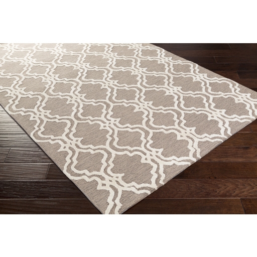 Gable White Indoor 12' x 15' Handmade Rug - Image 1
