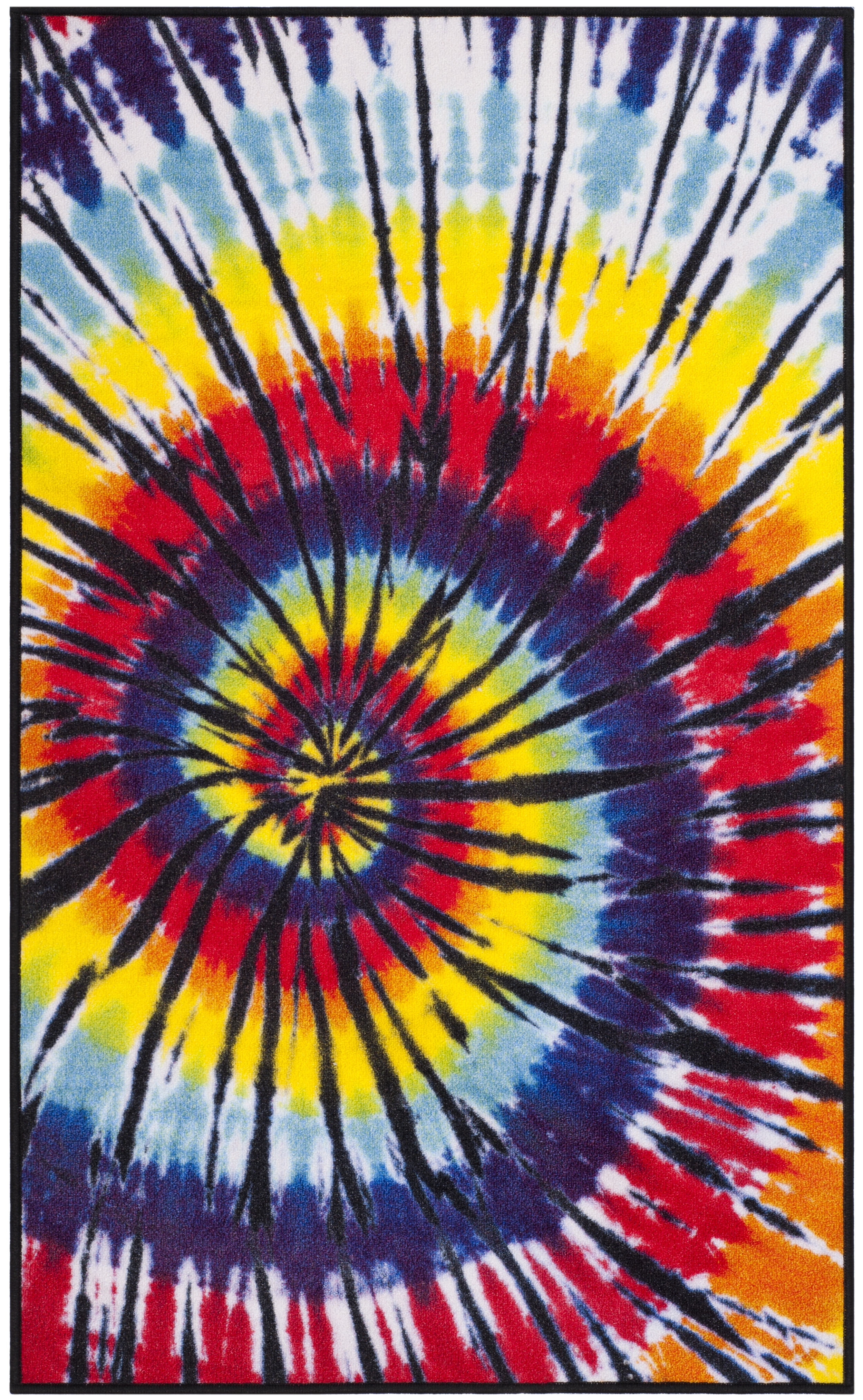 Arlo Home Woven Area Rug, PTB127A, Fuchsia/Yellow,  3' X 5' - Image 0