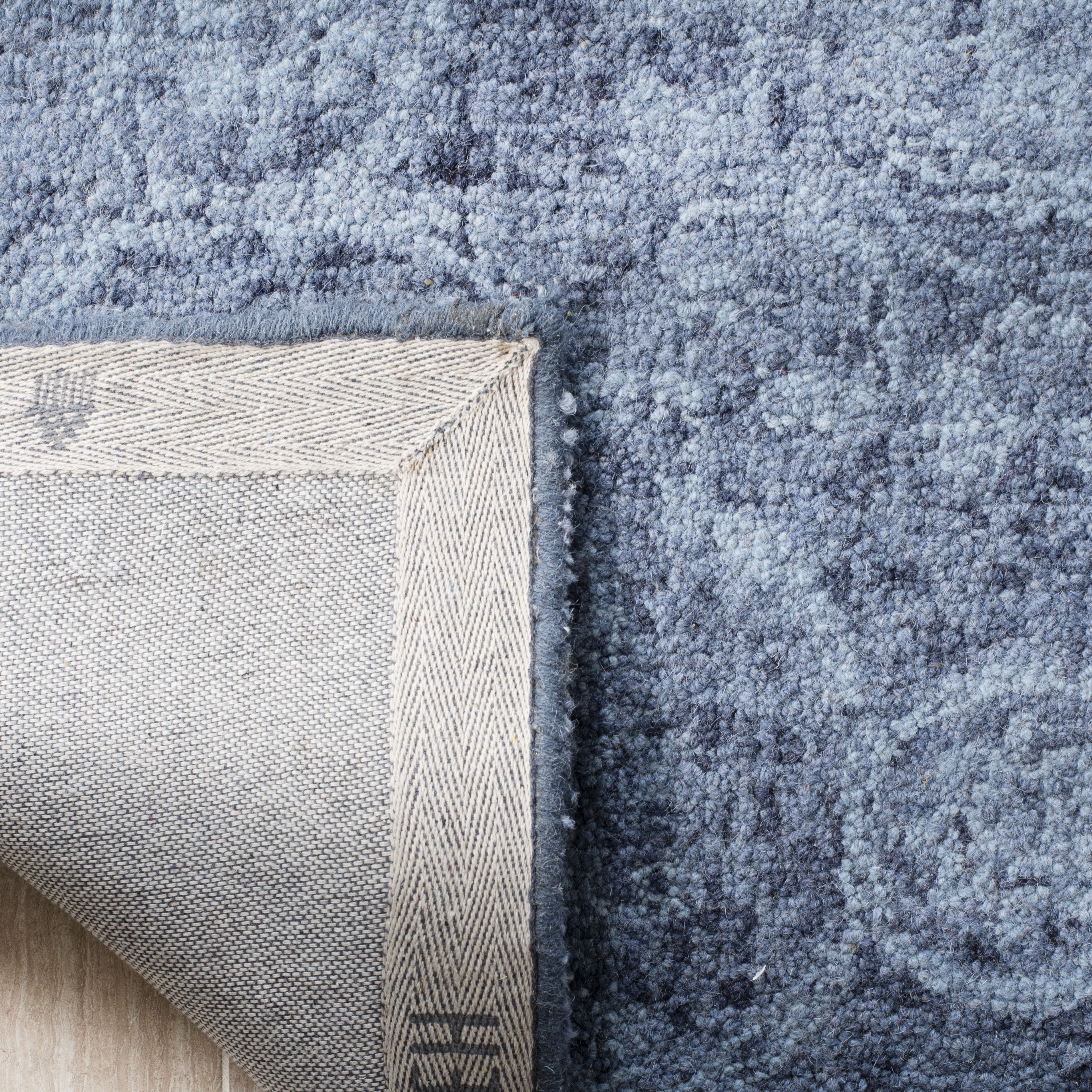 Arlo Home Hand Tufted Area Rug, ABT207A, Blue,  6' X 9' - Image 3