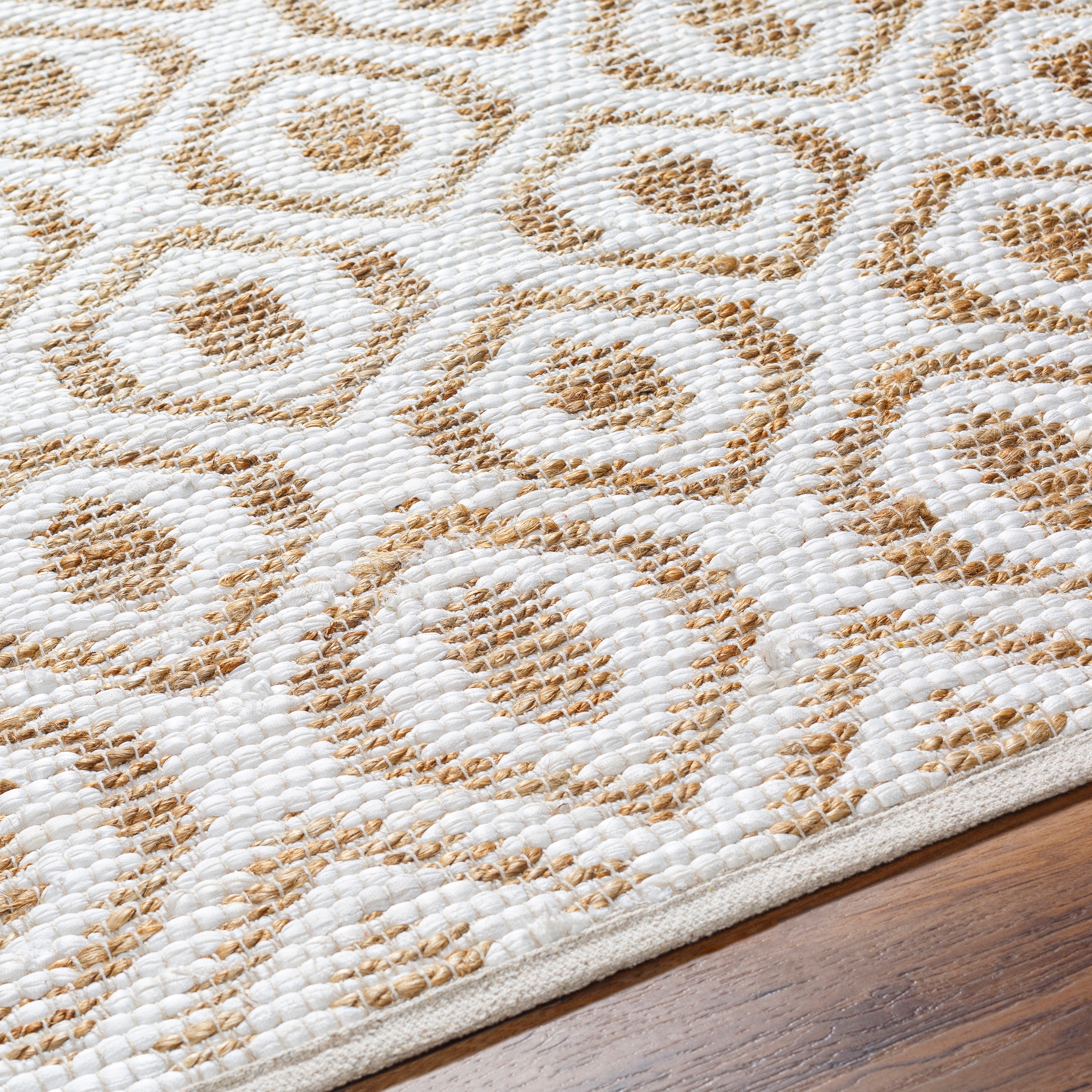 Jean Beige Indoor 9' x 12' Handmade Rug - Image 2