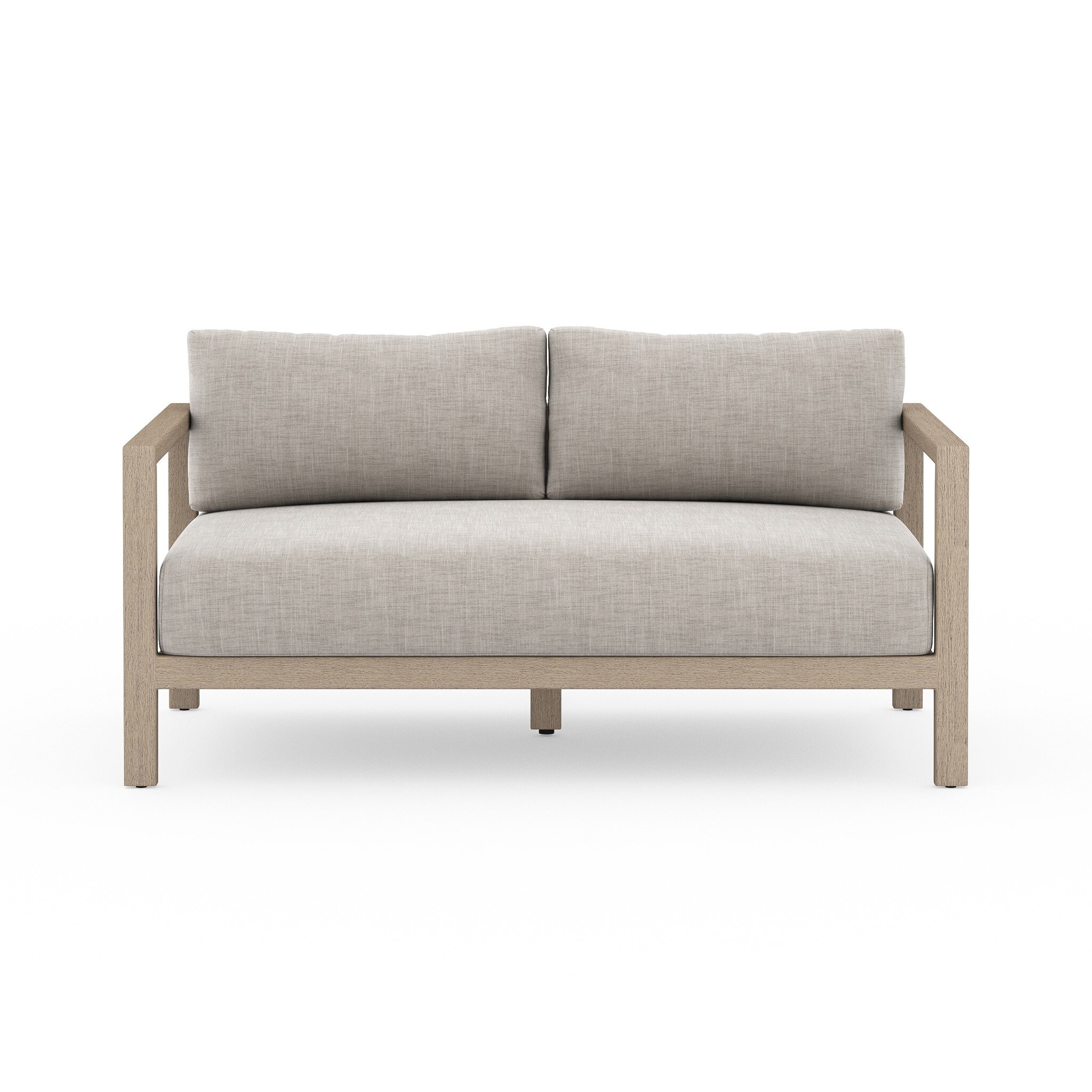 Sonoma Outdoor Sofa, Washed Brown - Venao Grey - Image 0