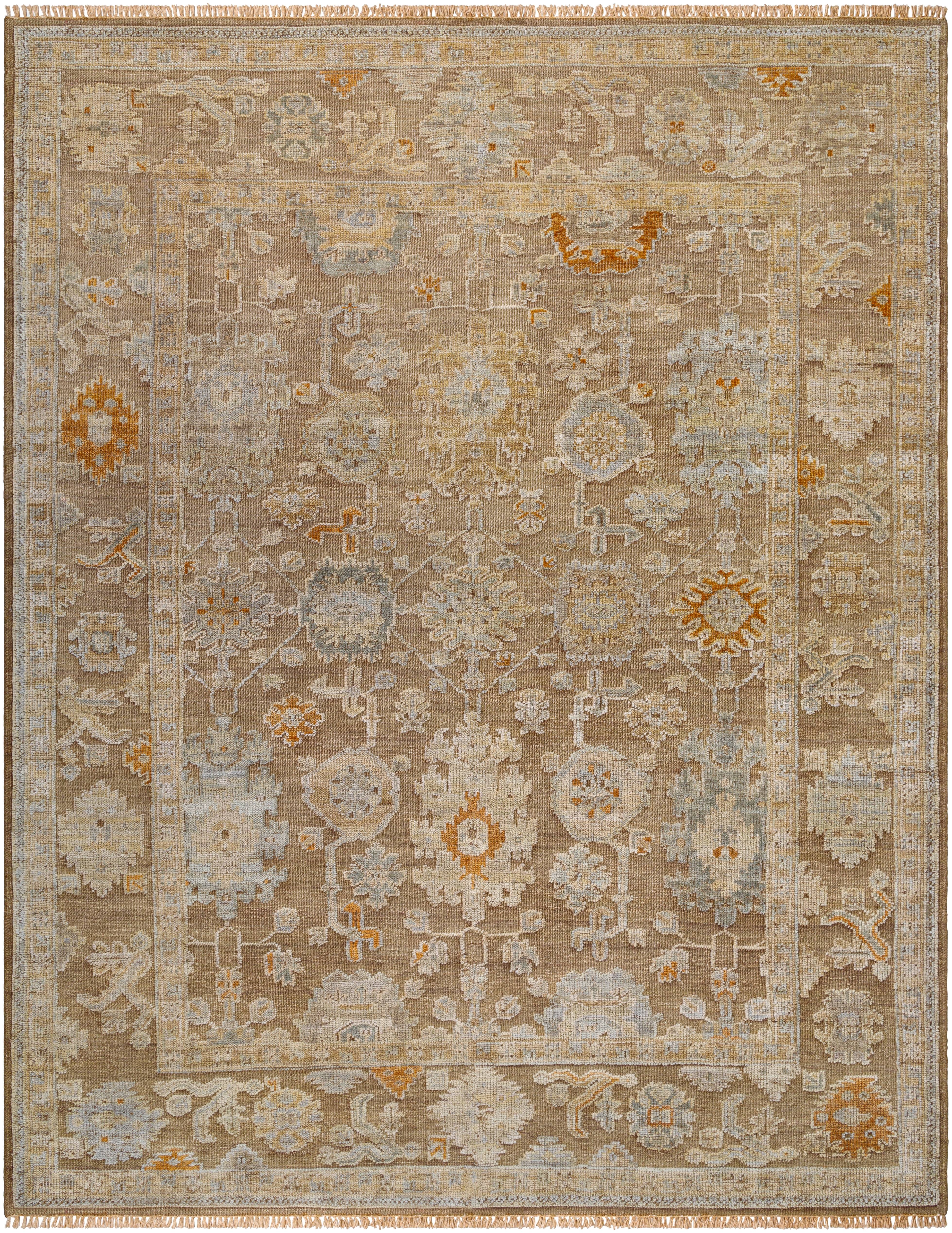 Sinclair Brown Indoor 6' x 9' Handmade Rug - Image 0