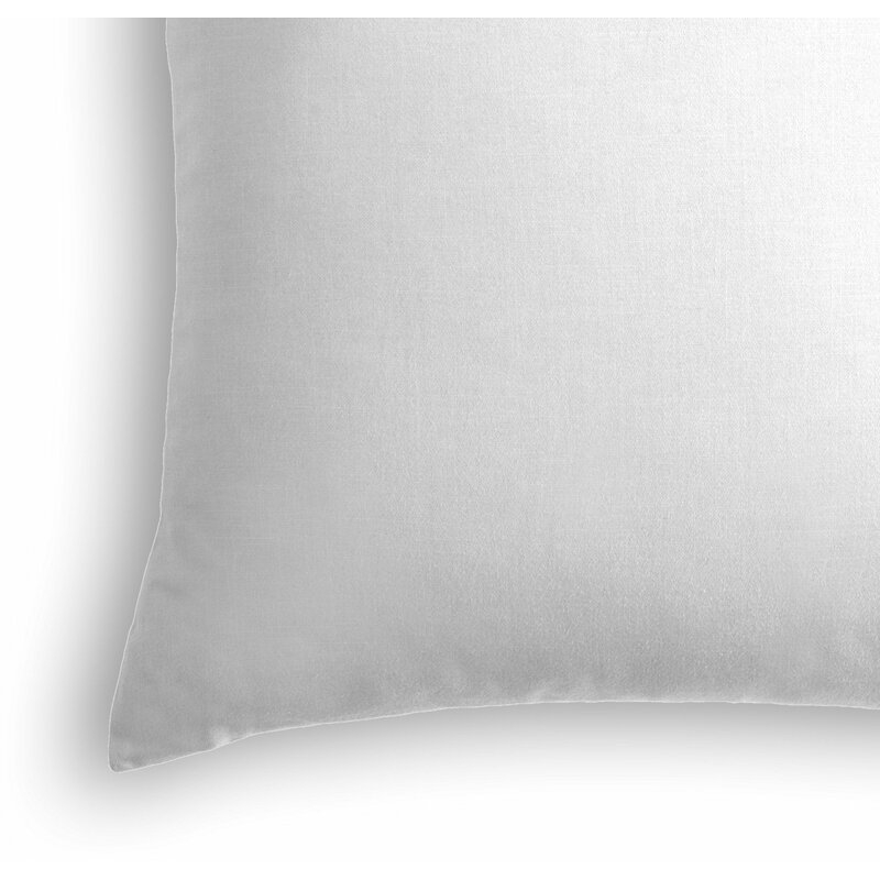 Aemilia Square Pillow Cover & Insert, White Linen, 24" x 24" - Image 1