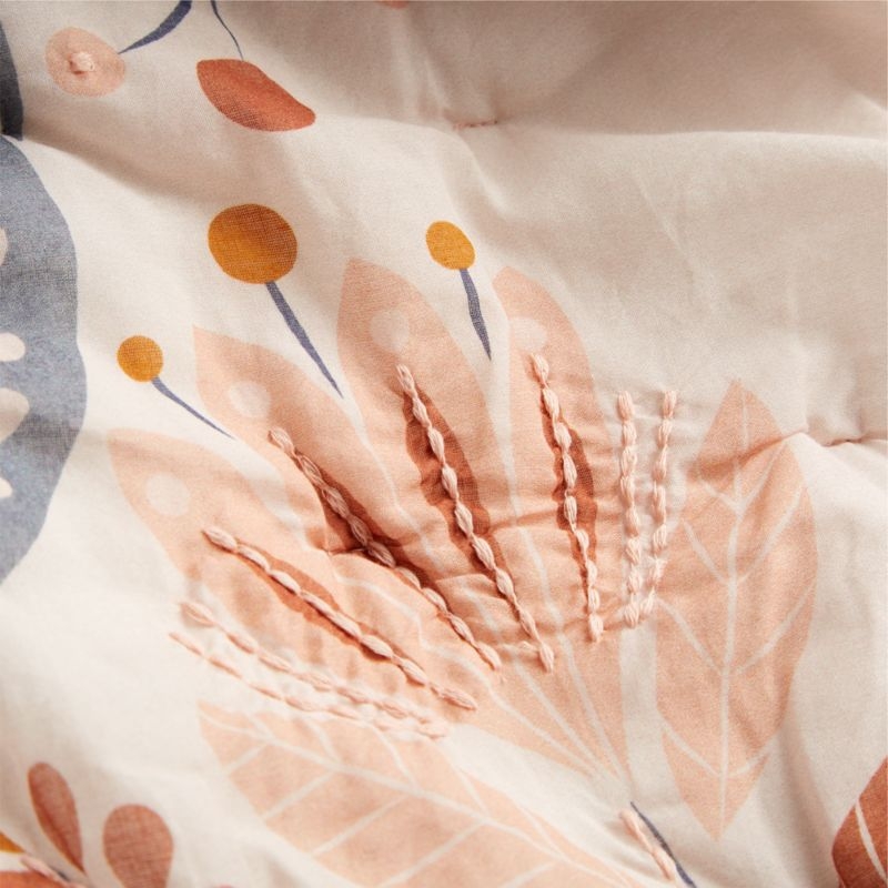 Stay Cool Botanical Elephant Organic Cotton Baby Changing Pad Cover - Image 5