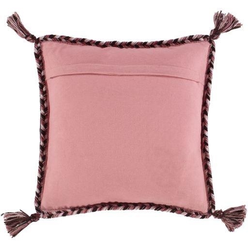 Azariah Pillow Cover, 20" x 20", Pink - Image 1