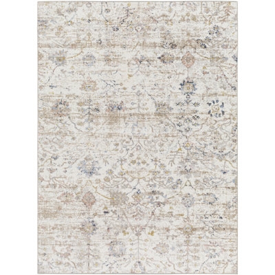 Benfield Beige Machine Washable Area Rug - Image 0