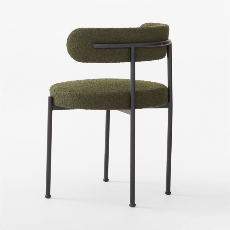 Inesse Boucle Green Dining Chair - Image 4