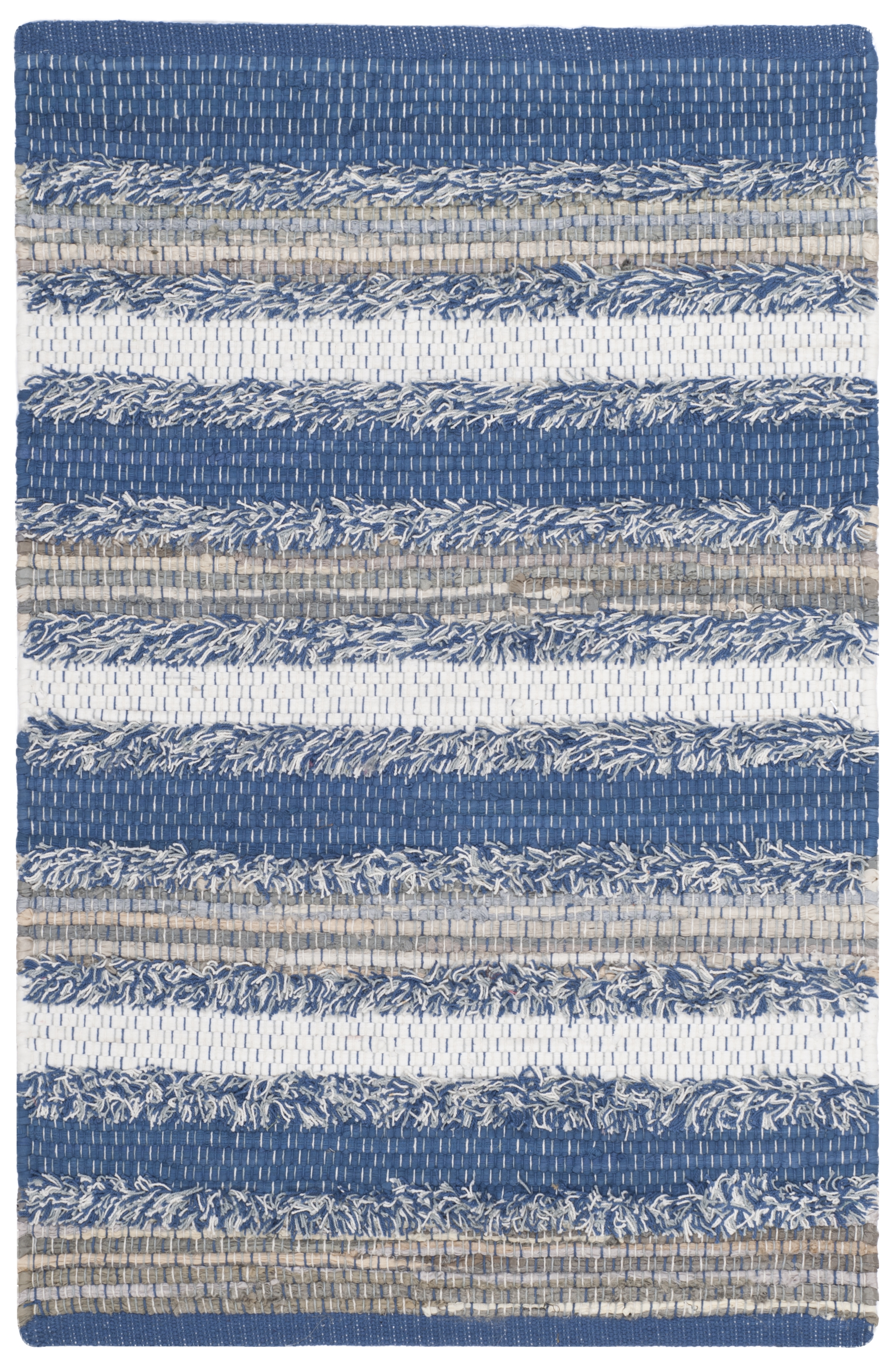 Arlo Home Hand Woven Area Rug, MTK951B, Blue/Multi,  2' 6" X 4' - Image 0