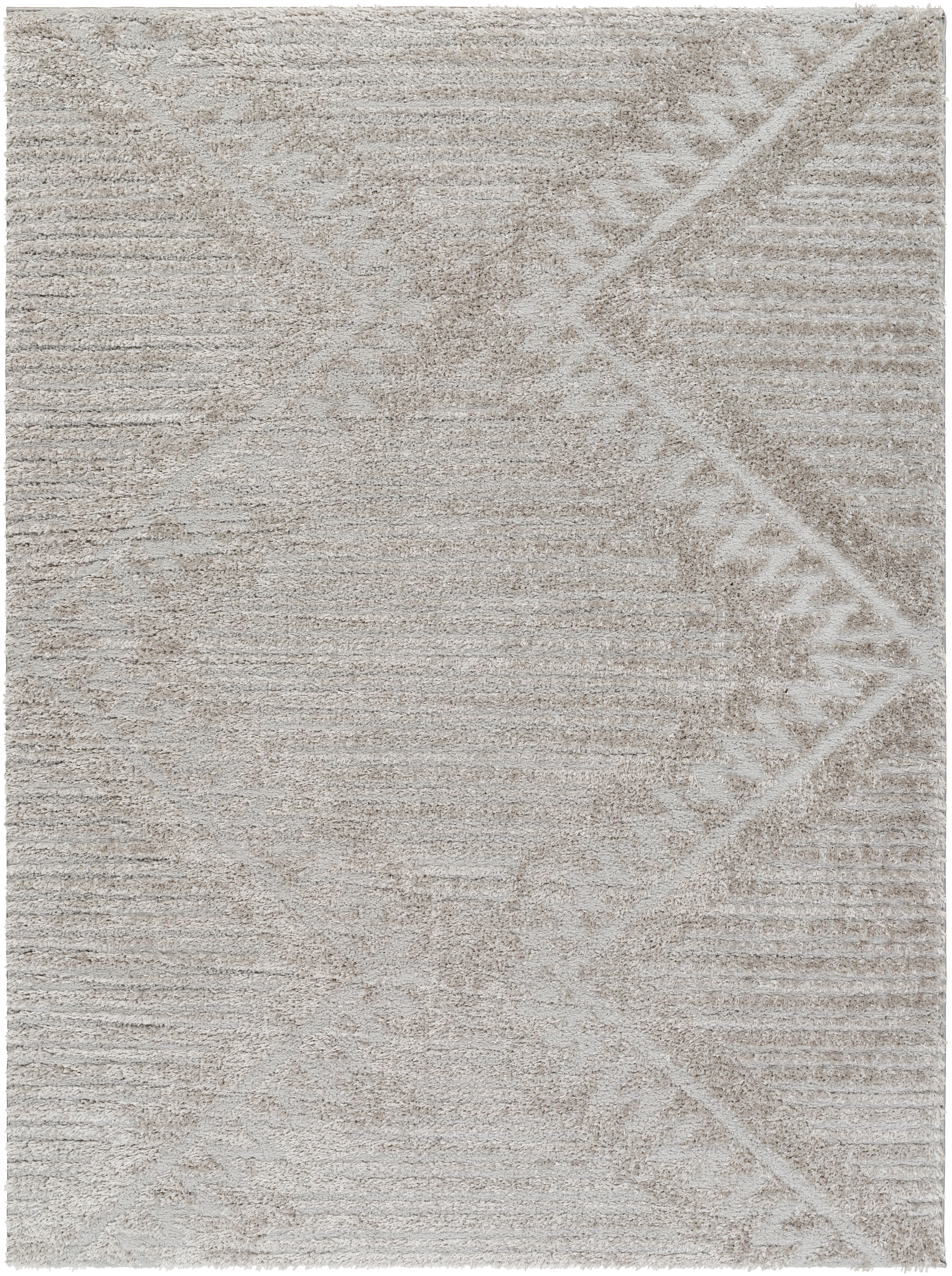 Nomadic Gray Indoor 7'10" x 10' Machine Woven Rug - Image 0