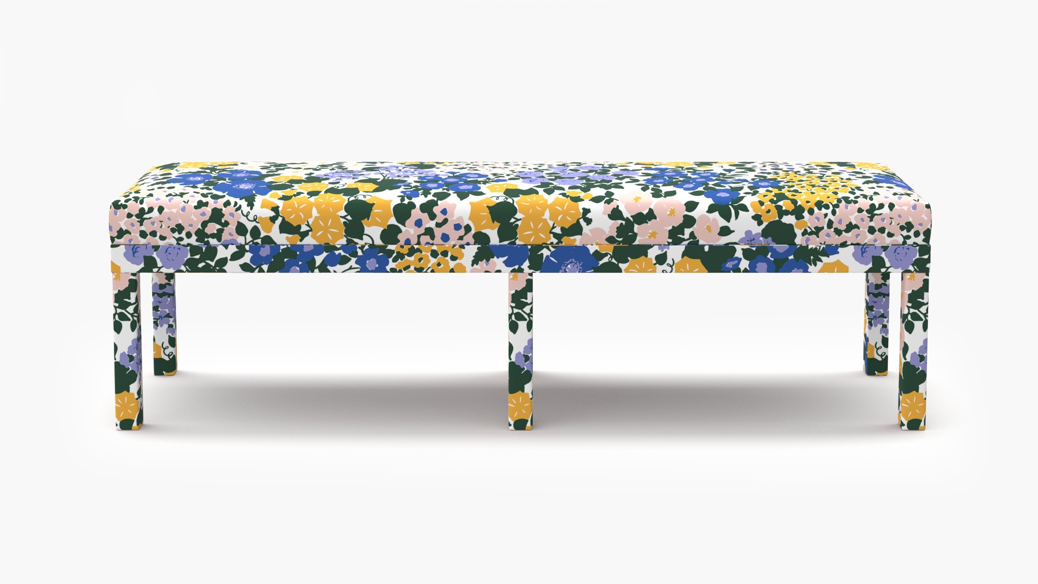 Parsons Bench, Lavender Million Flowers - Image 0