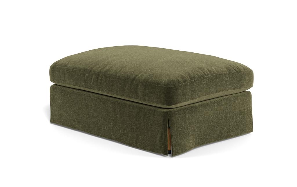 Maxwell Slipcovered Ottoman by Apartment Therapy - Image 2