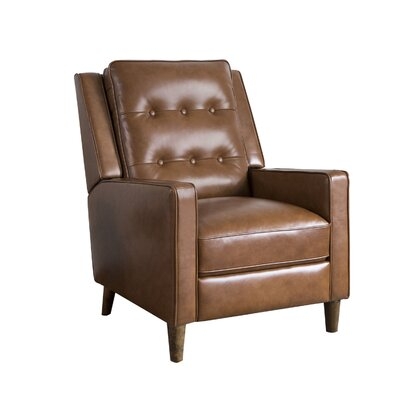 Mary Genuine Leather Manual Recliner - Image 0