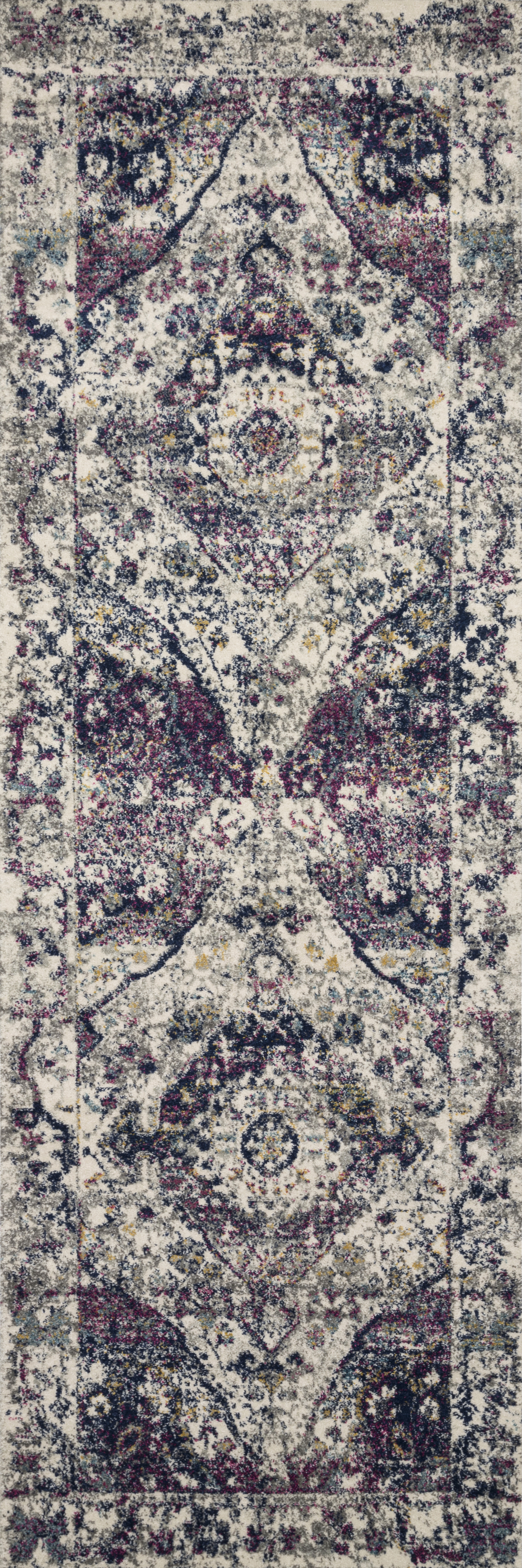 Loloi Zehla ZL-05 Ivory / Berry 2'-2" x 3'-9" - Image 3