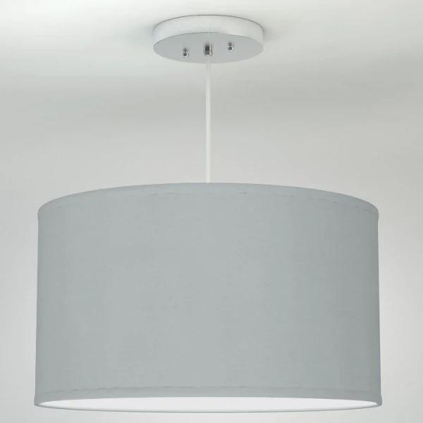 Bryce Linen Drum Pendant - Image 0