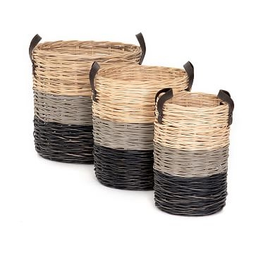 Woodland Ember Baskets, Set of 3, Natural - Image 3