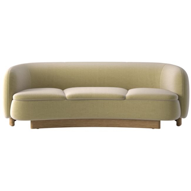 Muir Curved Sofa Luca Camel by Lawson-Fenning - Image 0