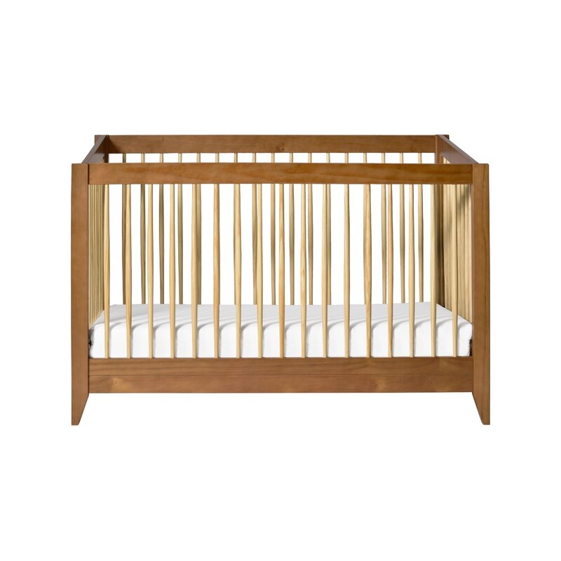 babyletto Sprout 4-in-1 Convertible Crib Color: Chestnut/Natural - Image 0