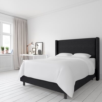 Amera Upholstered Low Profile Standard Bed - Image 1