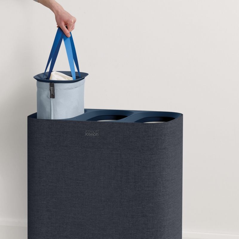 Joseph Joseph Tota 90L Trio Laundry Basket Carbon Black - Image 2