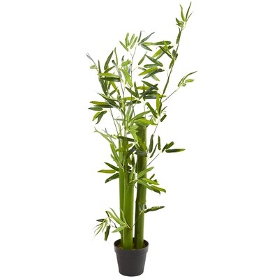 5' Green Bamboo Artificial Tree - Image 0