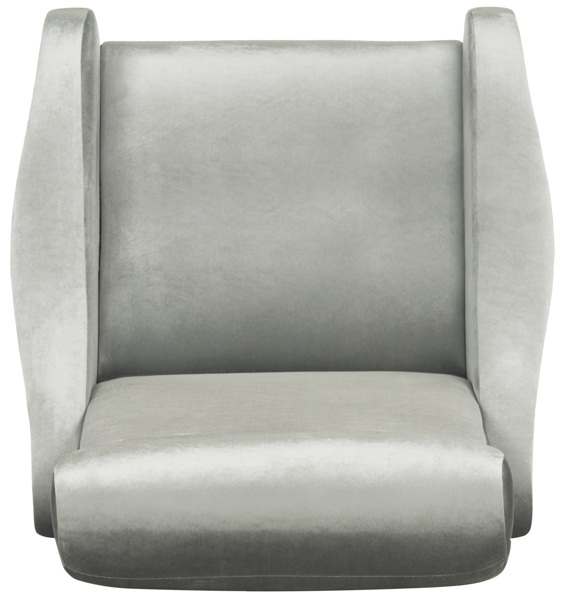 Elicia Velvet Retro Mid Centry Accent Chair - Light Grey - Arlo Home - Image 1
