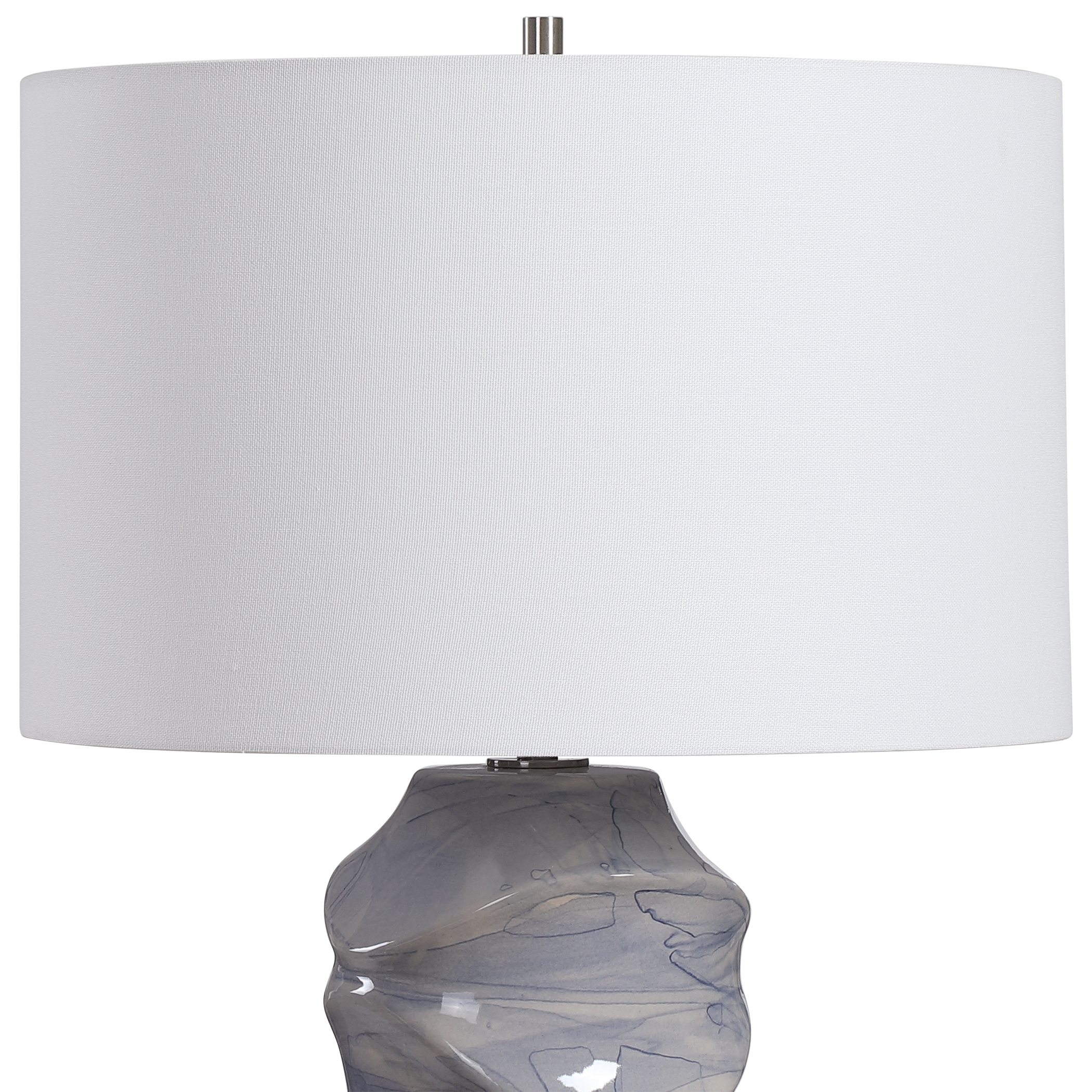 Waves Blue & White Table Lamp - Image 5