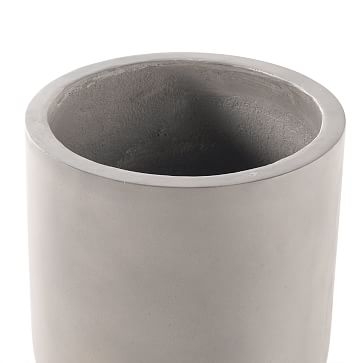 Ivan Round Planter, Ficonstone, Gray, 15.75"D X 19.75"H - Image 3