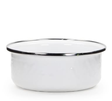 Solid Enamel Soup Bowls, Set of 4 - Red - Image 3