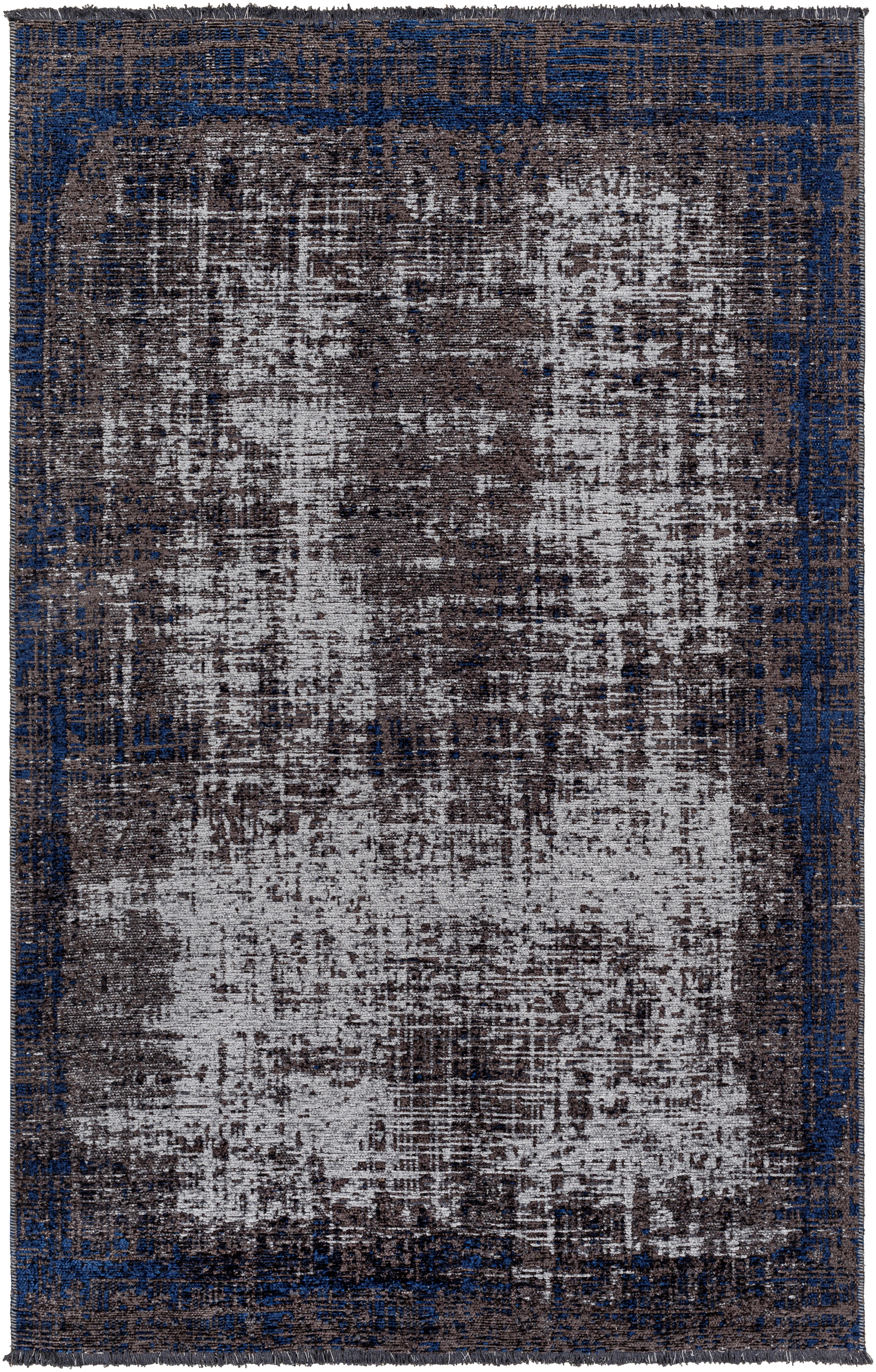 Toscana Black Indoor 9'10" x 13' Machine Woven Rug - Image 0