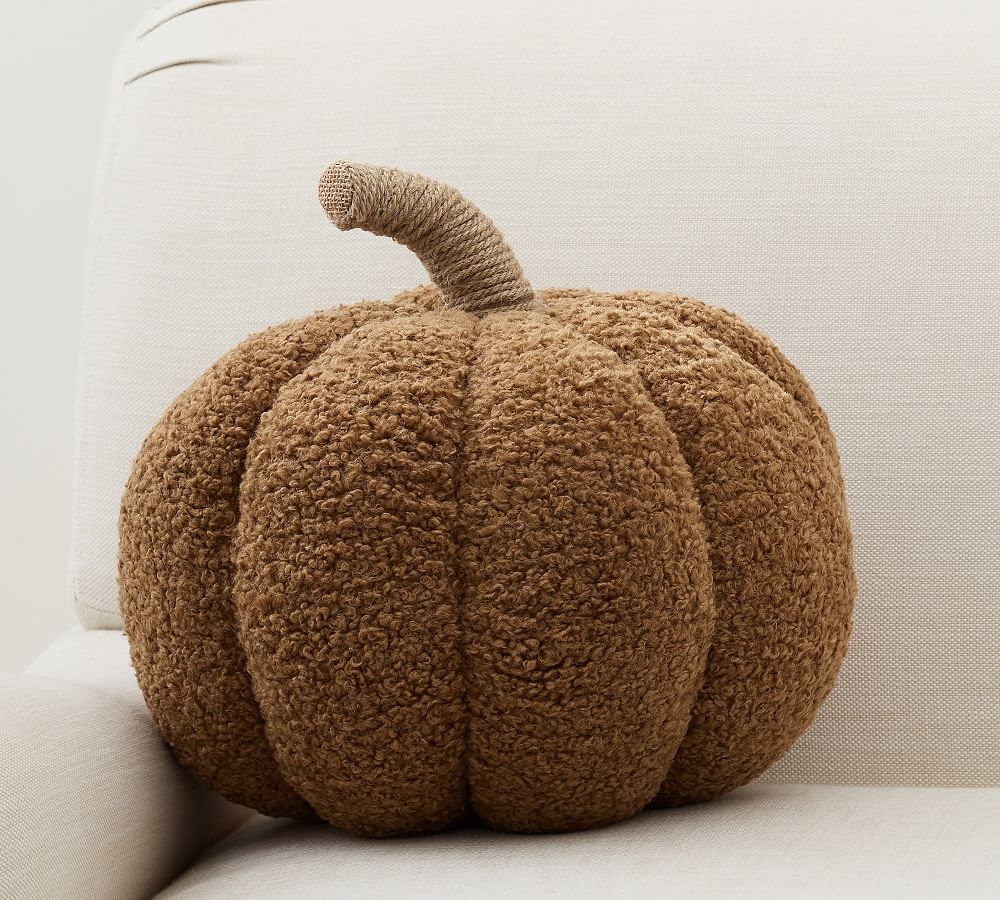 Cozy Pumpkin Pillow, 9.5" x 14", Tobacco - Image 0