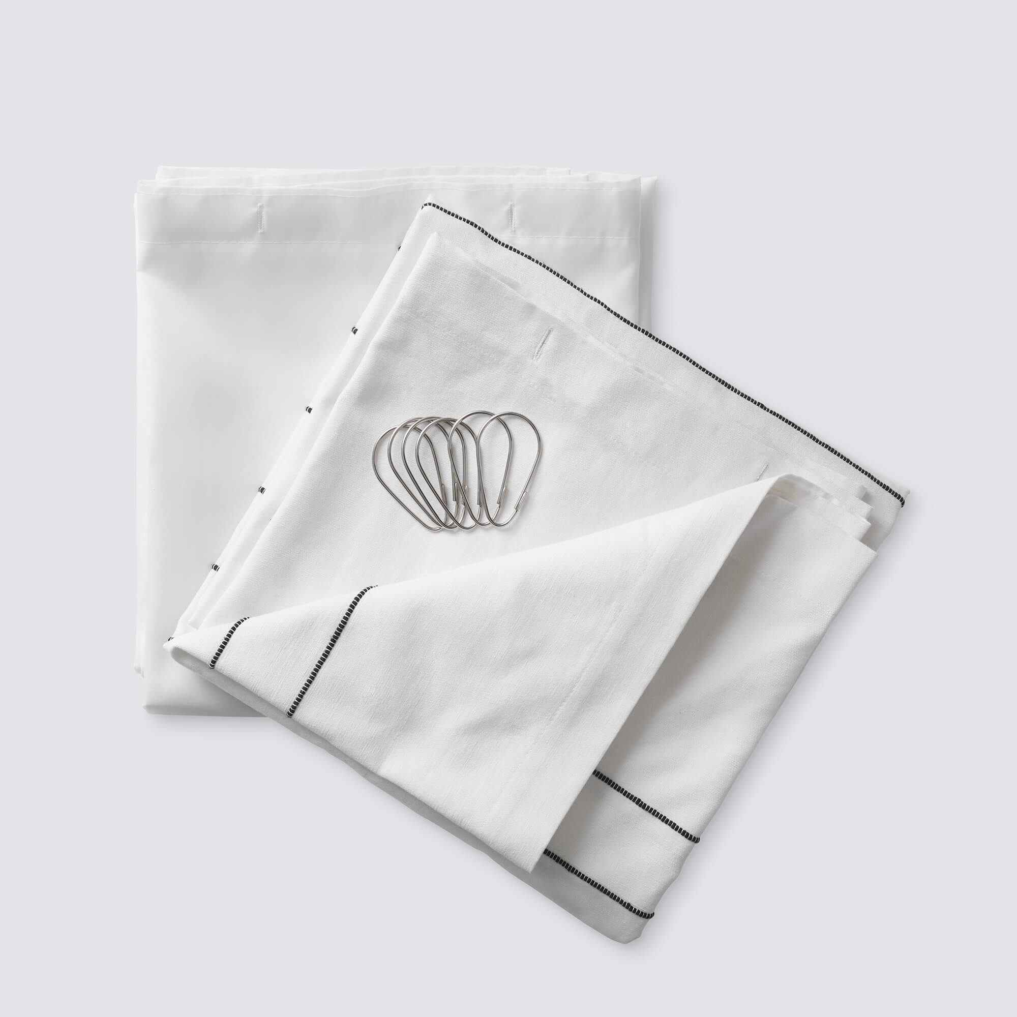 The Citizenry Loktak Shower Curtain | Sand - Image 9
