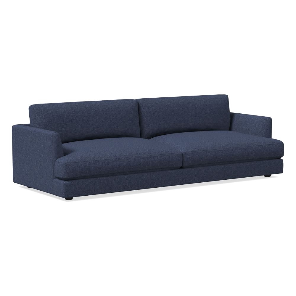 Haven 96" Multi-Seat Sofa, Standard Depth, Deco Weave, Midnight - Image 0