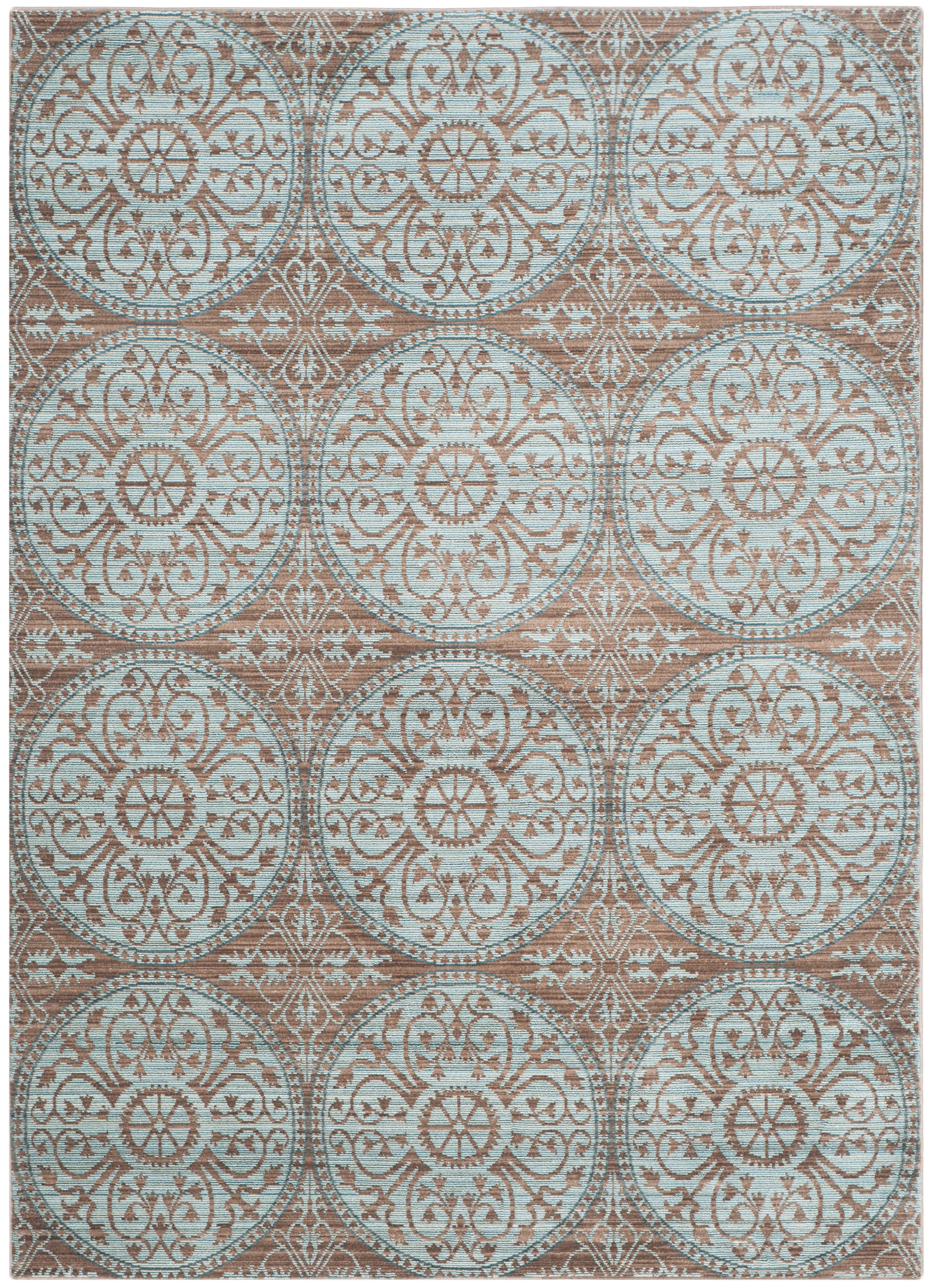 Arlo Home Woven Area Rug, VAL214H, Brown/Alpine,  5' X 8' - Image 0