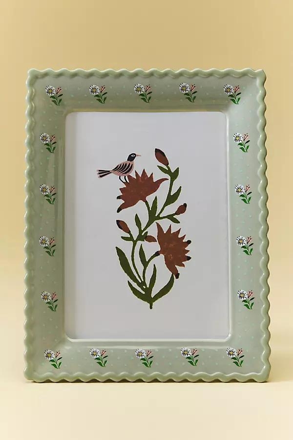Georgia Floral Ceramic Frame - Image 0