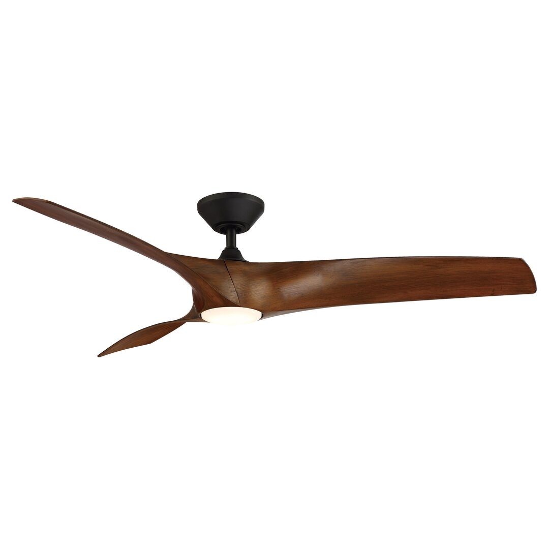 Modern Forms Zephyr 3 - Blade Outdoor/Indoor Smart Ceiling Fan with Light Kit And Remote Control Included - Image 0