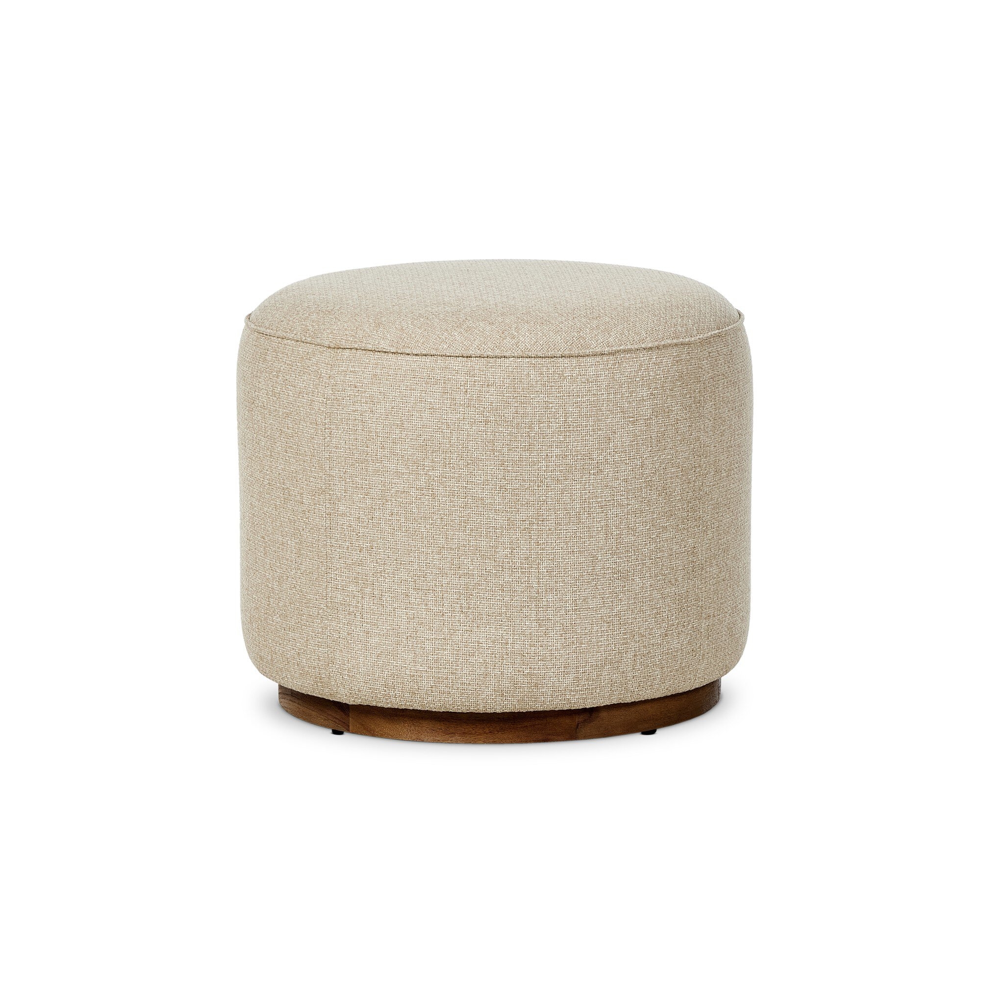 Sinclair Outdoor Ottoman - Hayes Cream - Image 0