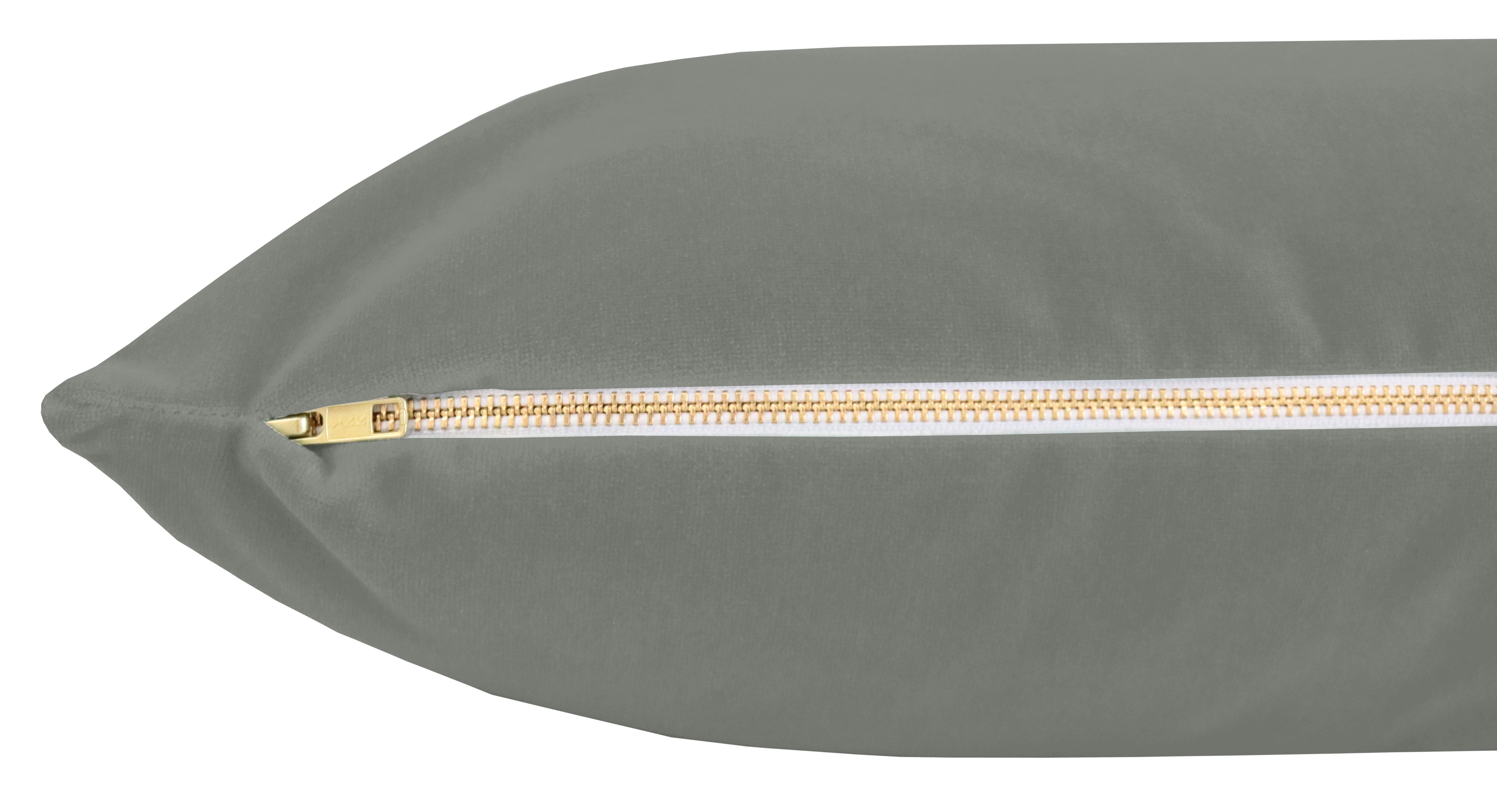 THE XL LUMBAR :: STUDIO VELVET // GREY - 14" X 48" - Image 3